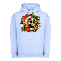 Christmas Skull And Gift Urban Hoodie | Teevron