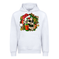 White christmas skull and gift Urban Hoodie - AdoDesignShop