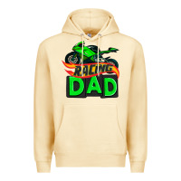 Pina Colada racing dad with racing motorcycle Premium Hoodie - AdoDesignShop