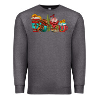 Charcoal Heather cowboy coffee cups Premium Sweatshirt - texasbilliewilder