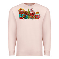 Pale Pink cowboy coffee cups Premium Sweatshirt - texasbilliewilder