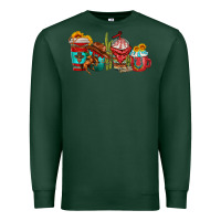 Sports Green cowboy coffee cups Premium Sweatshirt - texasbilliewilder