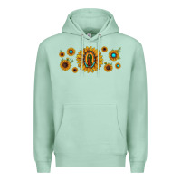 Seafoam sunflower lady of guadalupe Premium Hoodie - JahusDesignShop