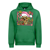 Emerald pink christmas skeleton Urban Hoodie - AdoDesignShop