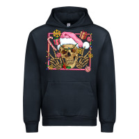 Navy pink christmas skeleton Urban Hoodie - AdoDesignShop