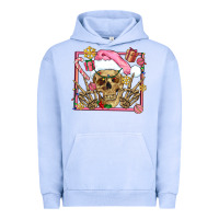 Pigment Grape Ice pink christmas skeleton Urban Hoodie - AdoDesignShop