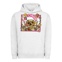 Pigment Lunar Rock pink christmas skeleton Urban Hoodie - AdoDesignShop