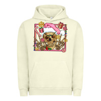 Pigment Pistachio pink christmas skeleton Urban Hoodie - AdoDesignShop