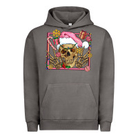 Pigment Tornado pink christmas skeleton Urban Hoodie - AdoDesignShop