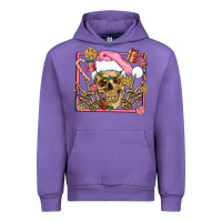Tulip pink christmas skeleton Urban Hoodie - AdoDesignShop
