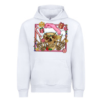 White pink christmas skeleton Urban Hoodie - AdoDesignShop