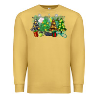 Antique Gold leopard with tennis Premium Sweatshirt - Zillion Design Studio