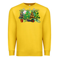 Lemon leopard with tennis Premium Sweatshirt - Zillion Design Studio