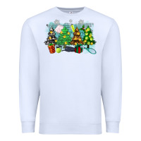 White leopard with tennis Premium Sweatshirt - Zillion Design Studio