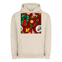 Pigment French Oak christmas snow globe seamless pattern Urban Hoodie - BundleAndBundleShop