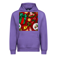 Tulip christmas snow globe seamless pattern Urban Hoodie - BundleAndBundleShop