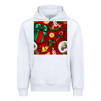 White christmas snow globe seamless pattern Urban Hoodie - BundleAndBundleShop