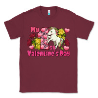 My First Valentine's Day Unicorn Classic Tee | Teevron