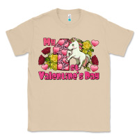 Mushroom My first valentine's day unicorn Classic Tee - FaDigitalArtStudio