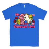 True Royal My first valentine's day unicorn Classic Tee - FaDigitalArtStudio