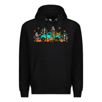 Black fall cactus pumpkin truck Premium Hoodie - JahusDesignShop