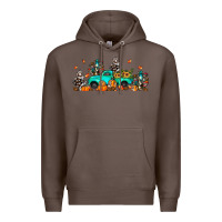 Coffee fall cactus pumpkin truck Premium Hoodie - JahusDesignShop