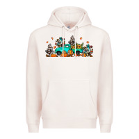 Pale Pink fall cactus pumpkin truck Premium Hoodie - JahusDesignShop