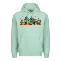 Seafoam fall cactus pumpkin truck Premium Hoodie - JahusDesignShop