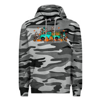 Slate Camo fall cactus pumpkin truck Premium Hoodie - JahusDesignShop