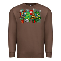 Chestnut christmas trees with tennis Premium Sweatshirt - Zillion Design Studio