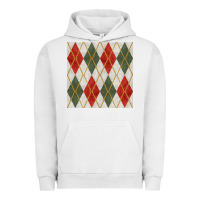 Pigment Lunar Rock christmas diamond plaid seamless pattern Urban Hoodie - BundleAndBundleShop