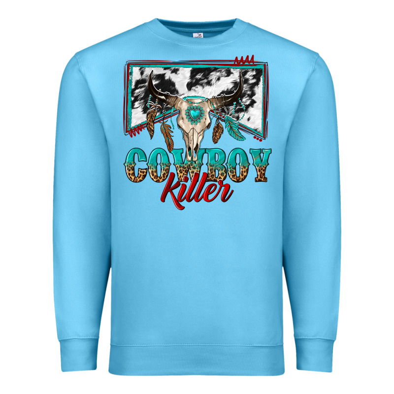 Cowboy Killer Premium Sweatshirt by texasbilliewilder | Teevron