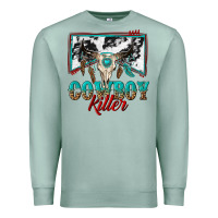 Seafoam cowboy killer Premium Sweatshirt - texasbilliewilder
