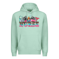 Seafoam nurse with race and oto equipment Premium Hoodie - AdoDesignShop
