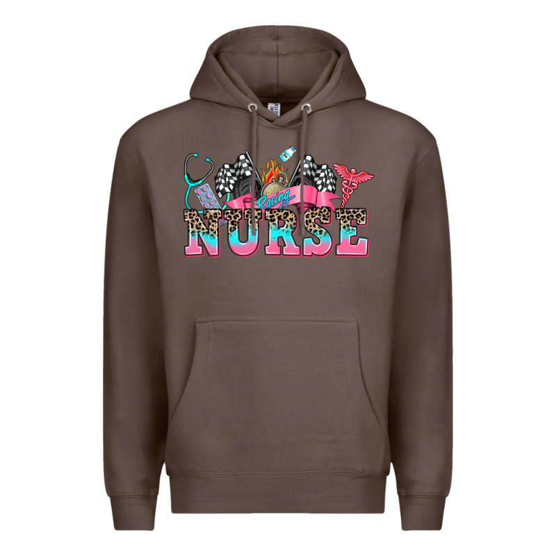 Nurse With Race And Oto Equipment Premium Hoodie by AdoDesignShop | Teevron