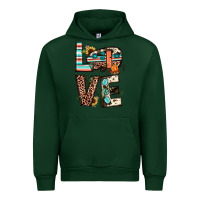 Foreset Green love camp Urban Hoodie - JahusDesignShop
