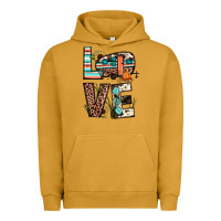 Pigment Peanut Butter love camp Urban Hoodie - JahusDesignShop