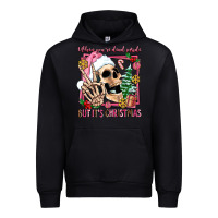 Black when you're dead inside but it's christmas Urban Hoodie - AdoDesignShop