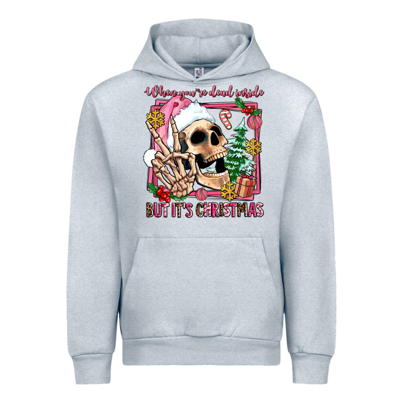 When You're Dead Inside But It's Christmas Urban Hoodie by AdoDesignShop | Teevron