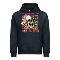 Navy when you're dead inside but it's christmas Urban Hoodie - AdoDesignShop