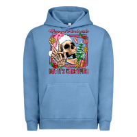 Pigment Pebble Blue when you're dead inside but it's christmas Urban Hoodie - AdoDesignShop