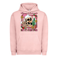 Pigment Salmon when you're dead inside but it's christmas Urban Hoodie - AdoDesignShop