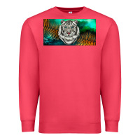 Cardinal white tiger forest license plate Premium Sweatshirt - RanaPortraitStore
