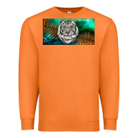 Carrot white tiger forest license plate Premium Sweatshirt - RanaPortraitStore