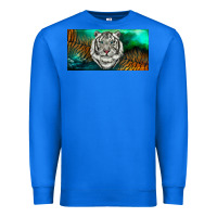 True Royal white tiger forest license plate Premium Sweatshirt - RanaPortraitStore