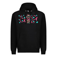 Black faith ribbon gemstone Premium Hoodie - JahusDesignShop