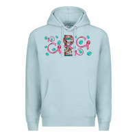 Blue Mist faith ribbon gemstone Premium Hoodie - JahusDesignShop