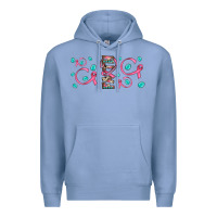 Colony Blue faith ribbon gemstone Premium Hoodie - JahusDesignShop
