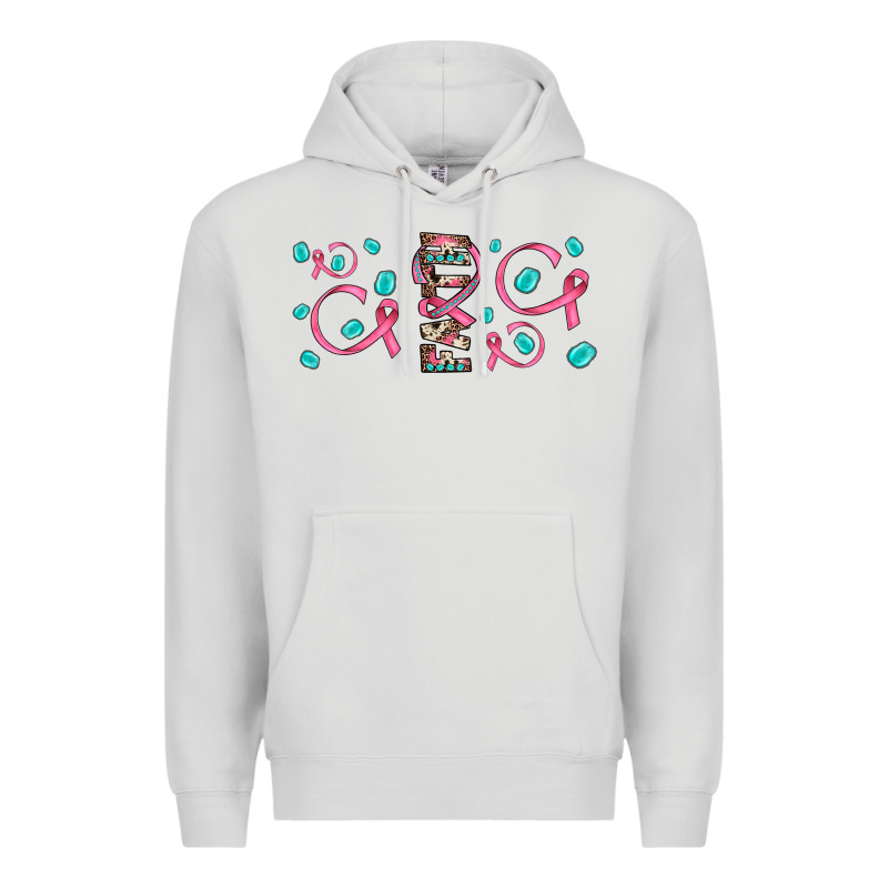 Faith Ribbon Gemstone Premium Hoodie by JahusDesignShop | Teevron