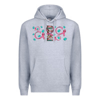 Heather Grey faith ribbon gemstone Premium Hoodie - JahusDesignShop